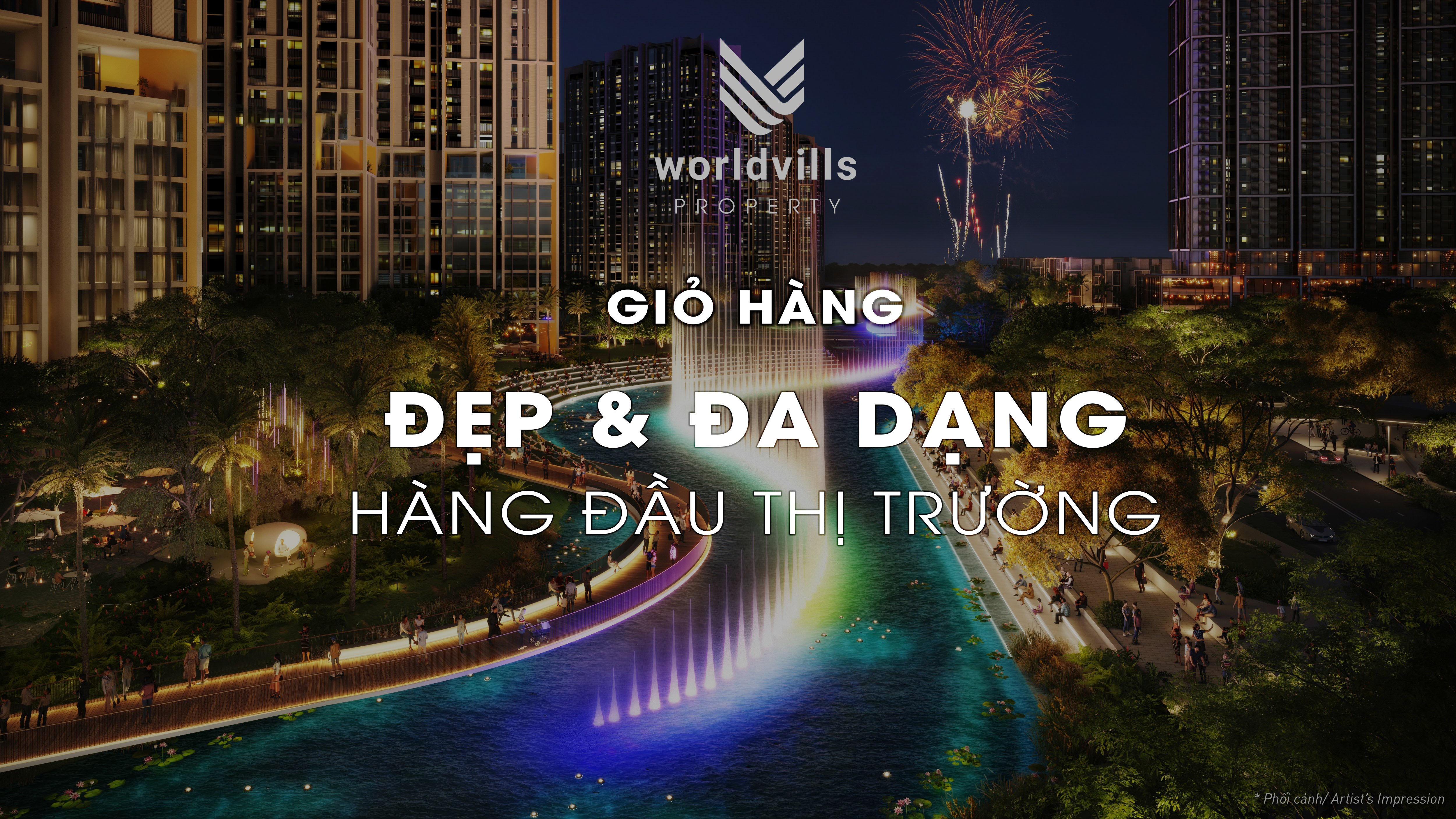 GIỎ HÀNG ĐẸP THE GLOBAL CITY - WORLDVILLS